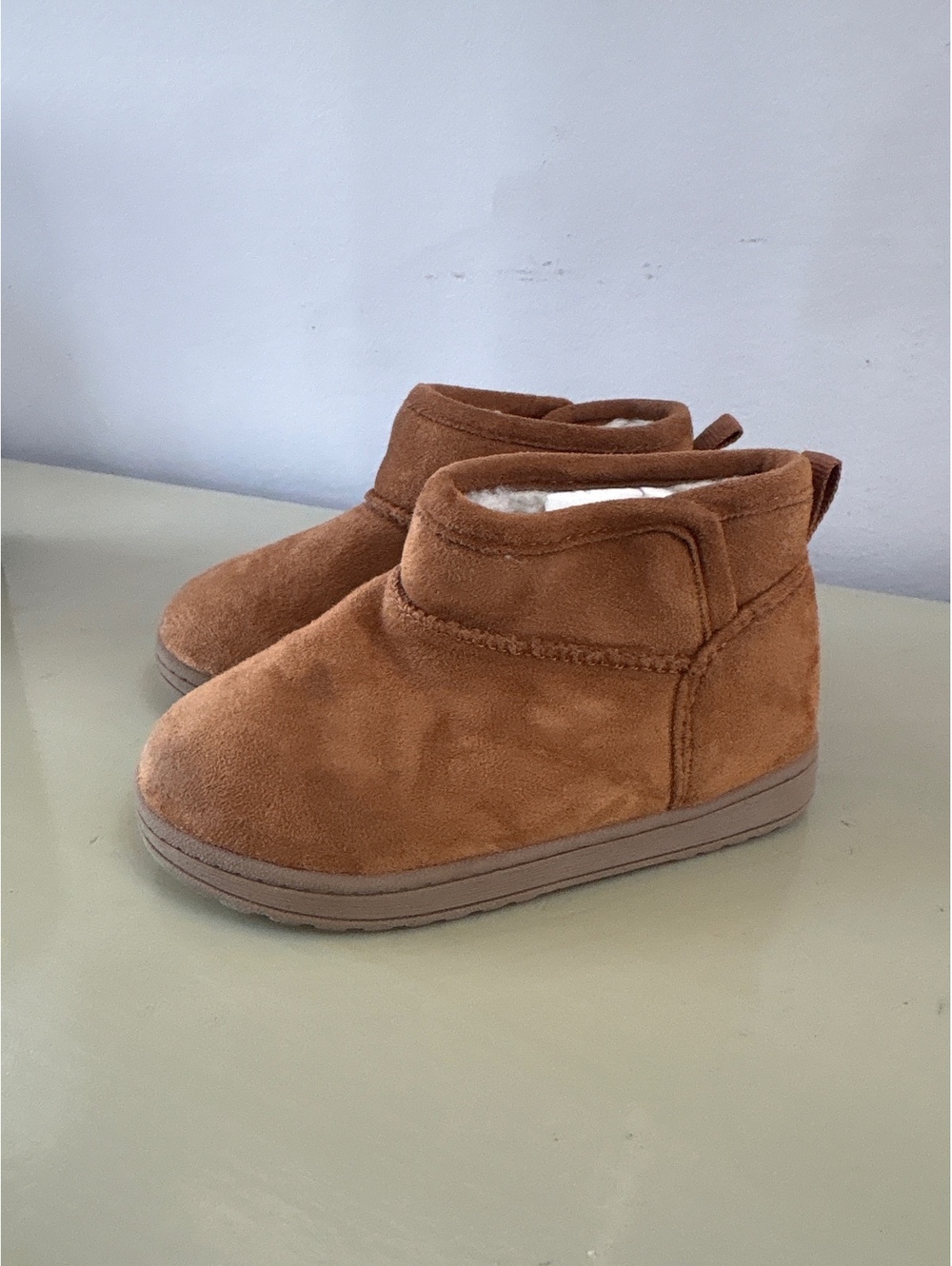 Toddler Brown Suede Boots with Soft Sole Size Girls 7 Infant Children's